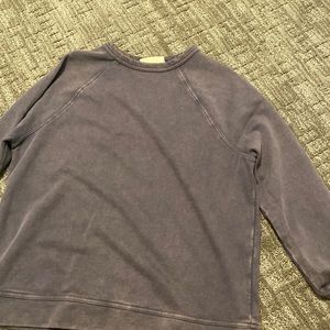 dark purple sweatshirt